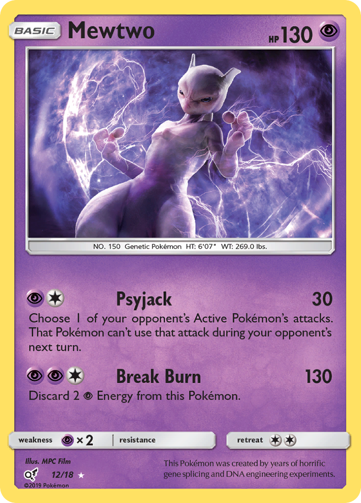 Mewtwo — illustrated card