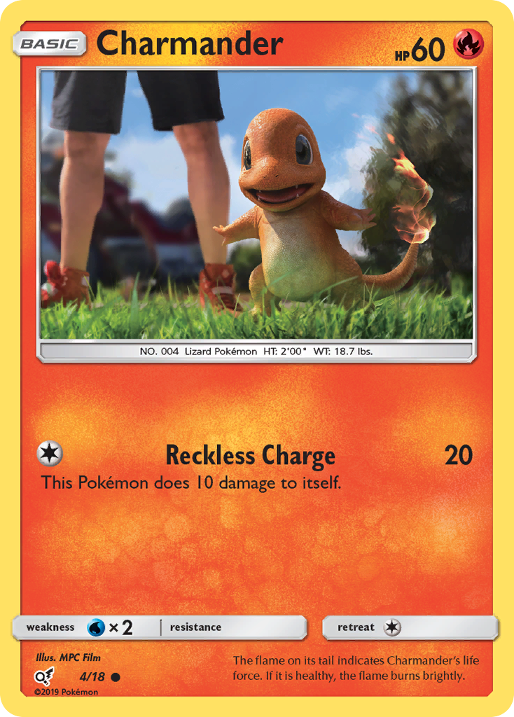 Charmander — illustrated card