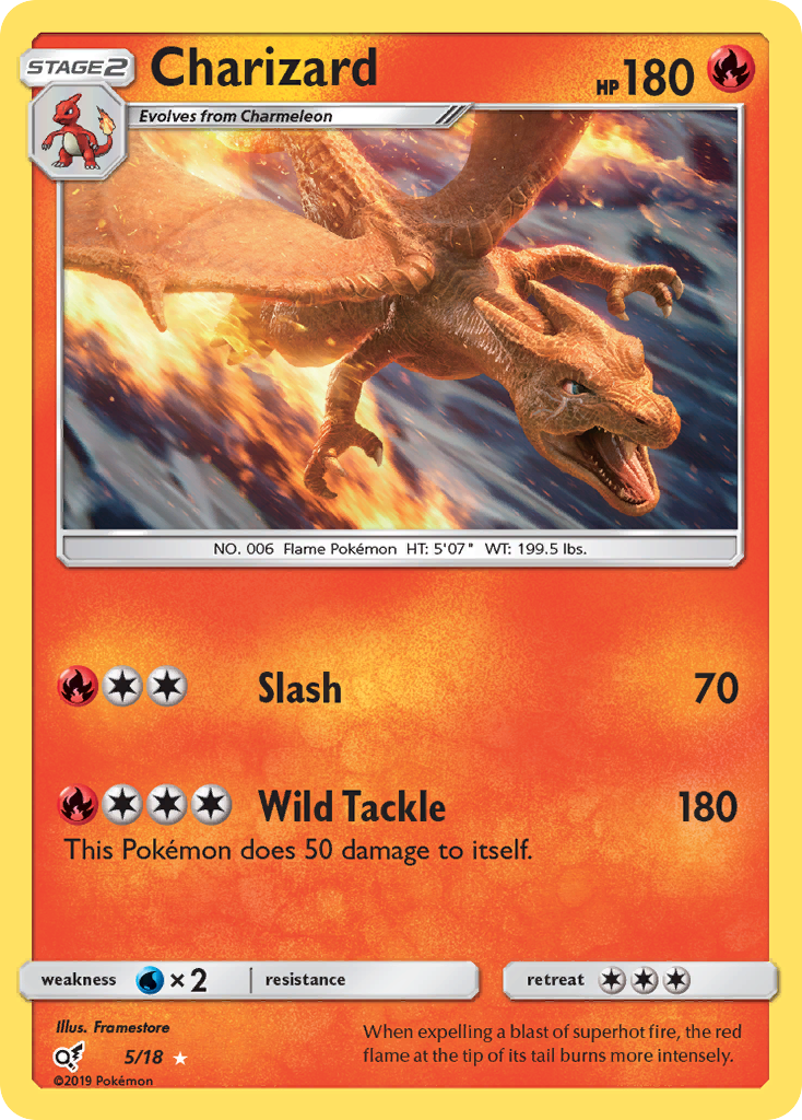 Charizard — illustrated card