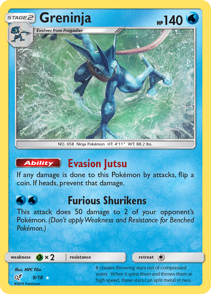 Greninja — illustrated card