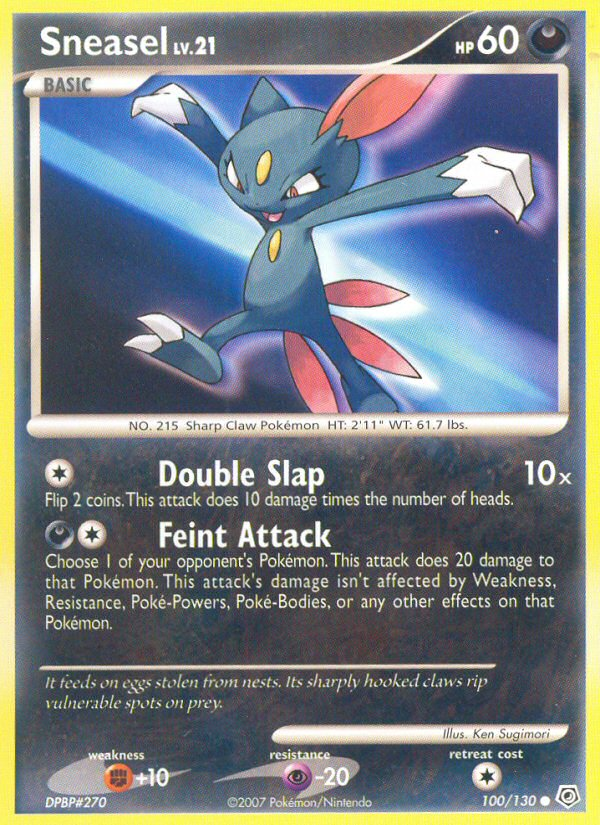 Sneasel — illustrated card
