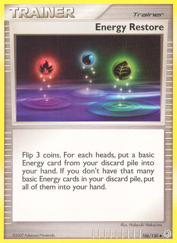 Energy Restore — illustrated card