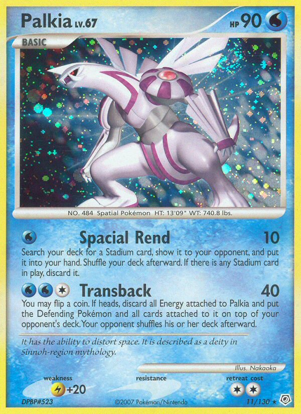 Palkia — illustrated card