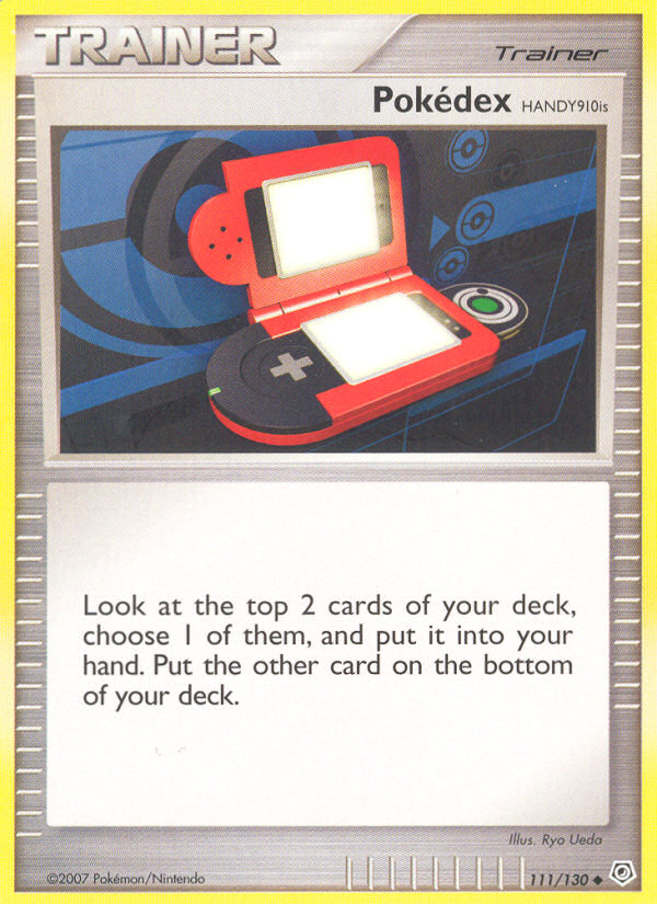Pokédex HANDY910is — illustrated card