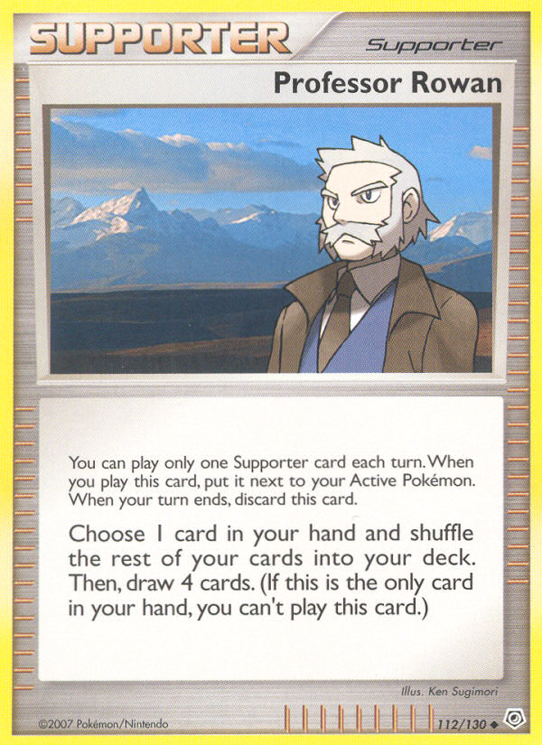 Professor Rowan — illustrated card