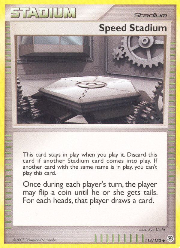 Speed Stadium — illustrated card