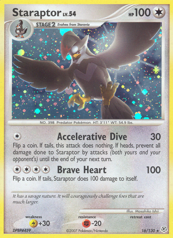 Staraptor — illustrated card