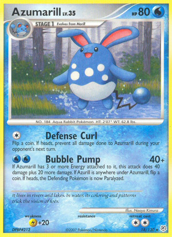 Azumarill — illustrated card