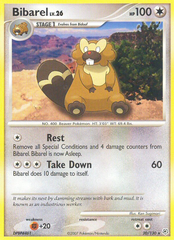 Bibarel — illustrated card