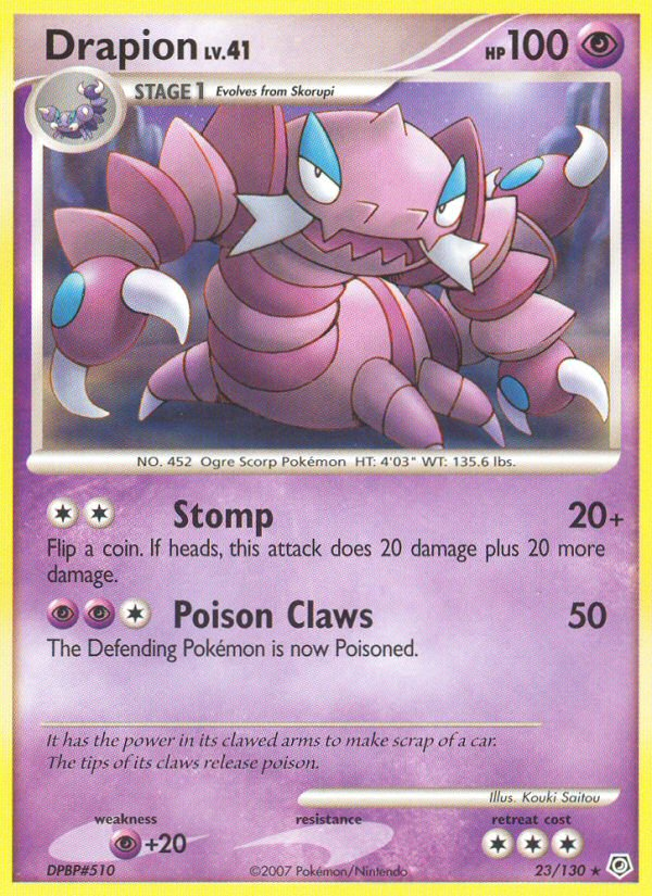 Drapion — illustrated card