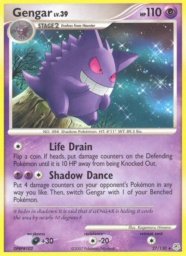 Gengar — illustrated card