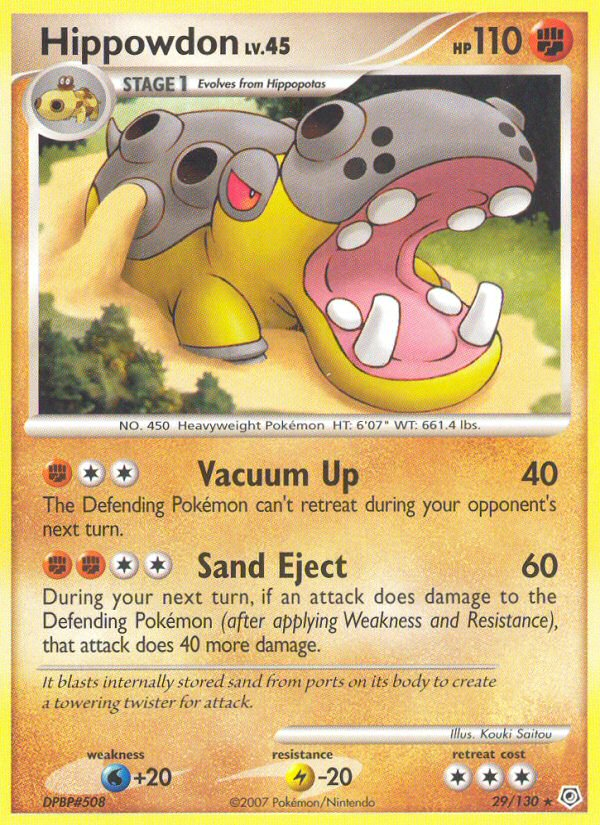 Hippowdon — illustrated card