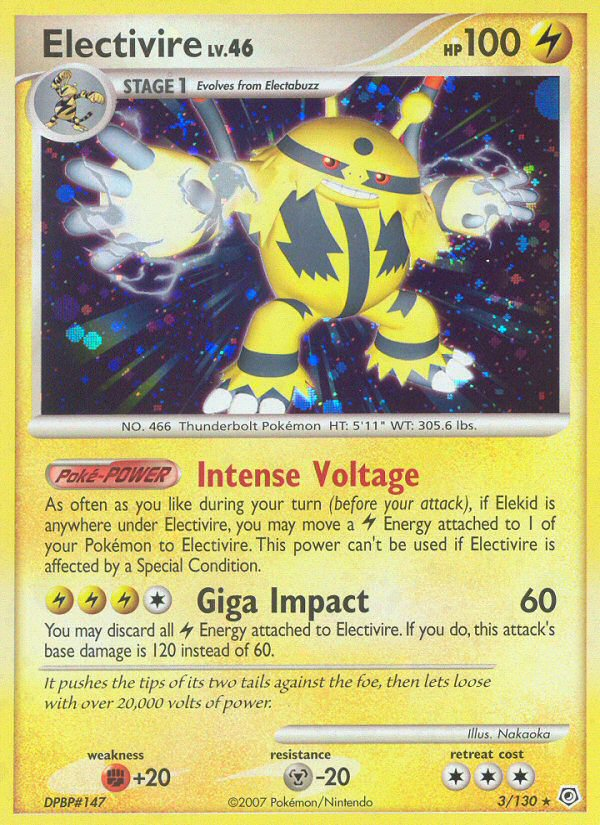 Electivire — illustrated card
