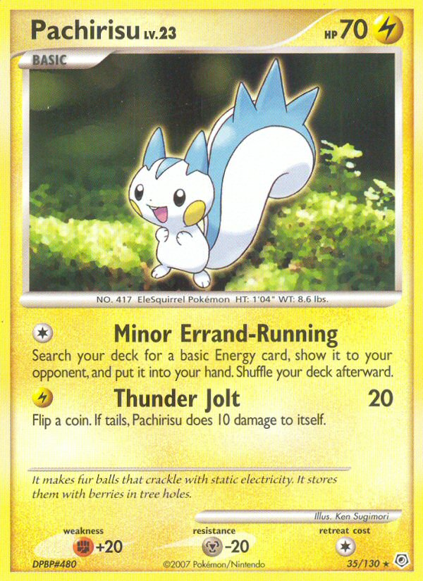 Pachirisu — illustrated card
