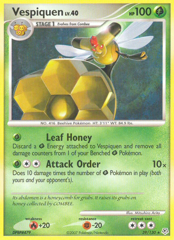 Vespiquen — illustrated card