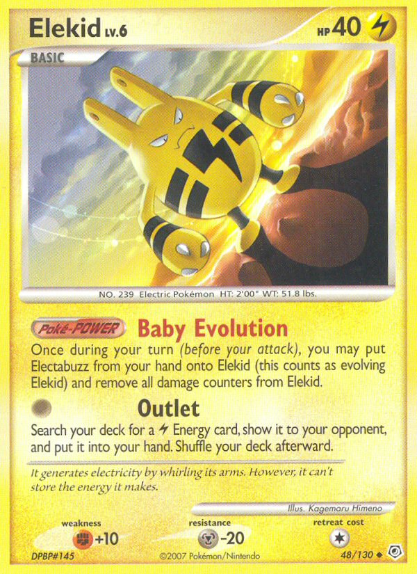 Elekid — illustrated card