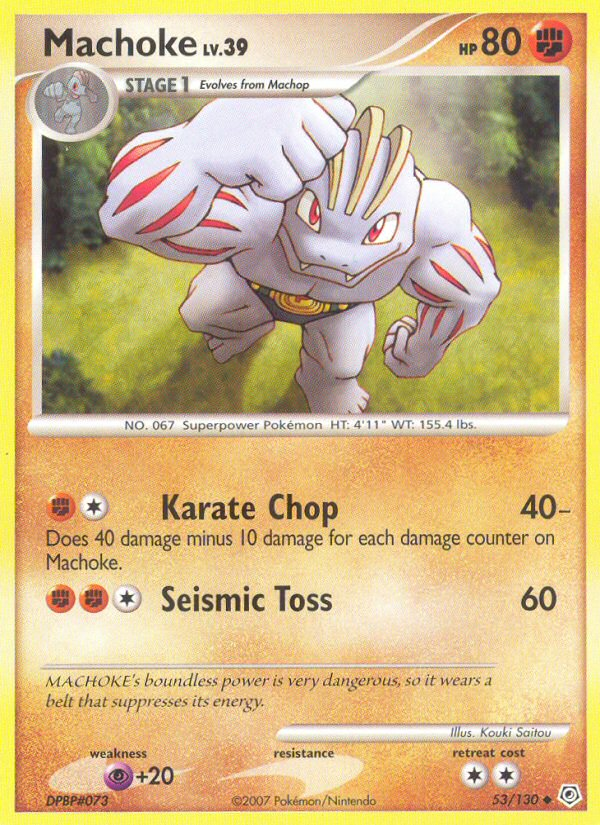 Machoke — illustrated card