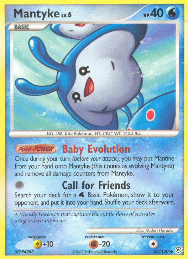 Mantyke — illustrated card