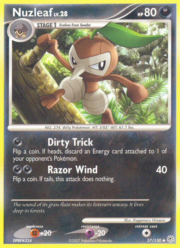Nuzleaf — illustrated card