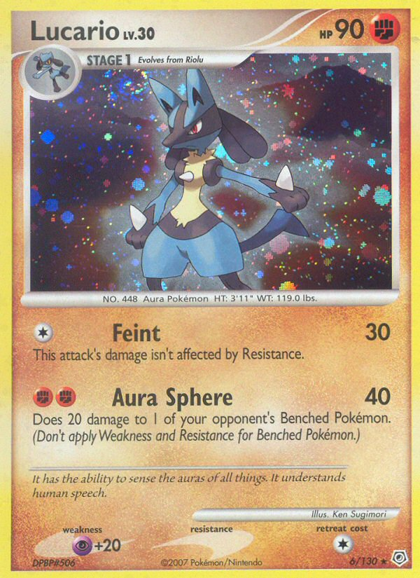 Lucario — illustrated card