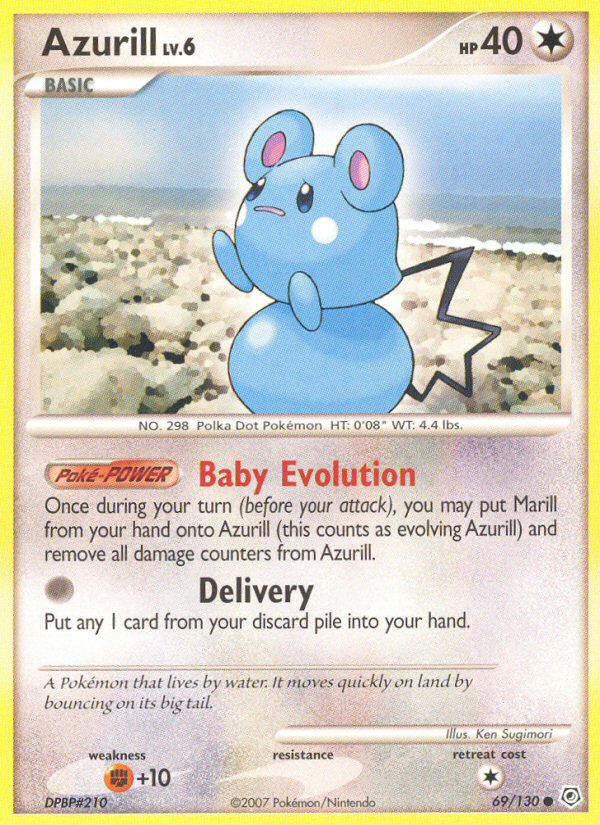 Azurill — illustrated card