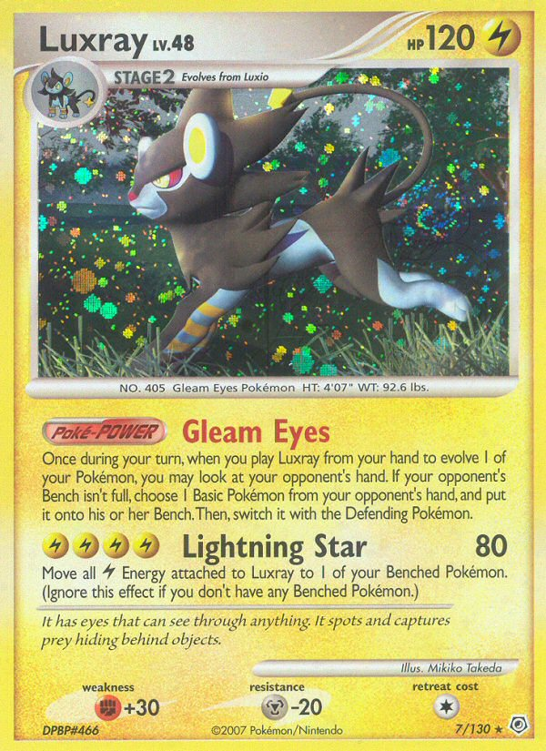 Luxray — illustrated card