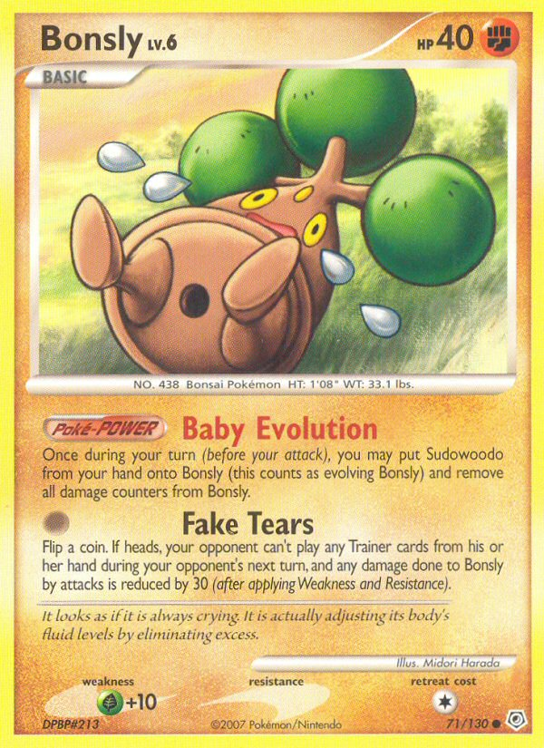 Bonsly — illustrated card
