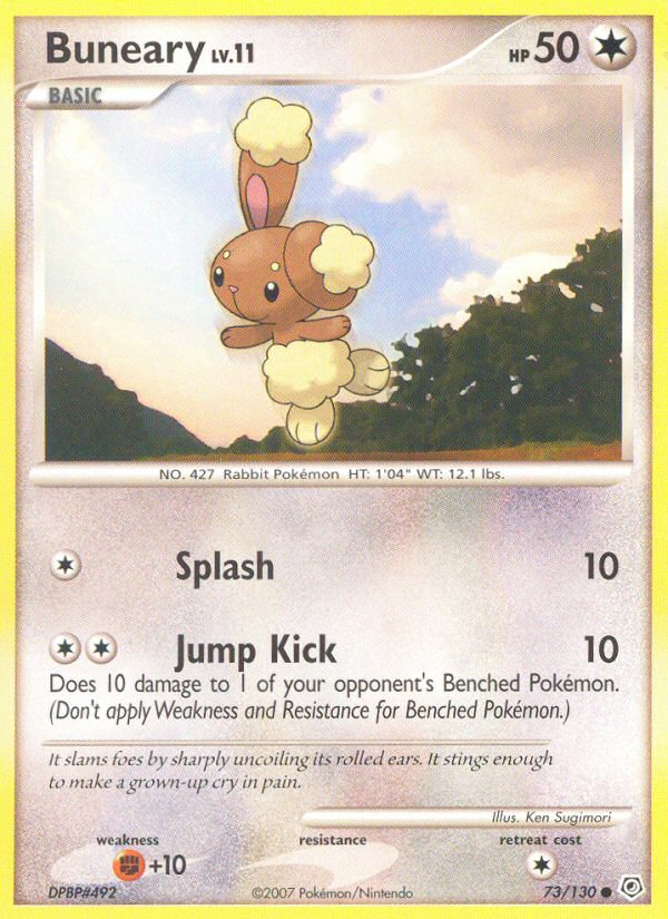 Buneary — illustrated card