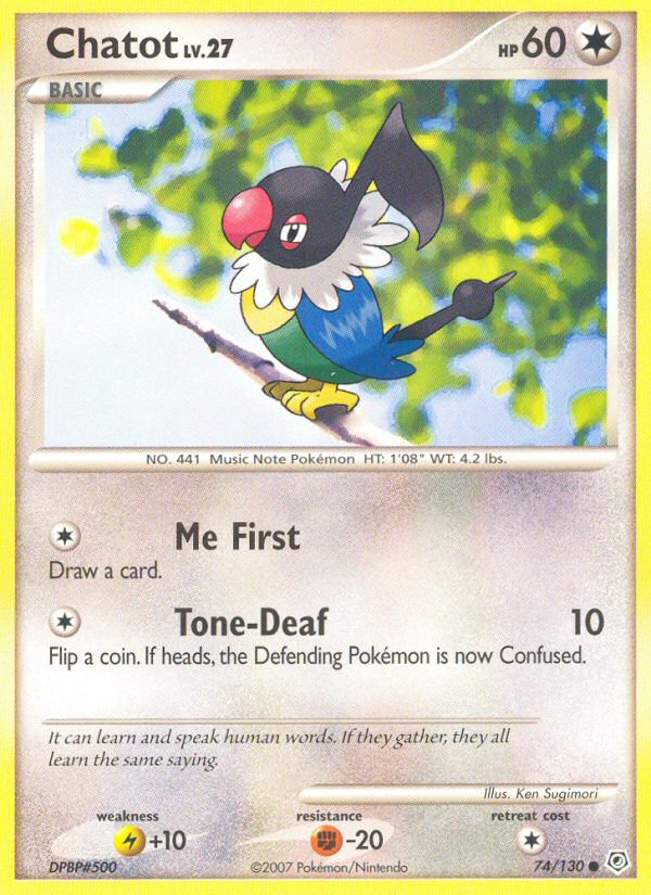 Chatot — illustrated card