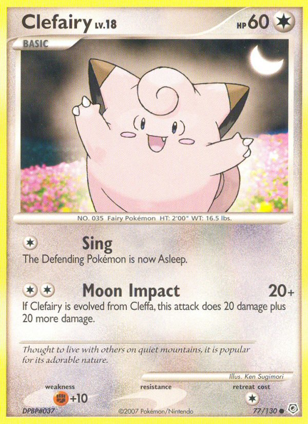 Clefairy — illustrated card