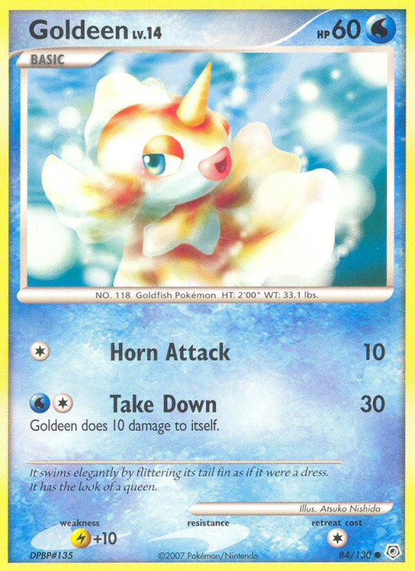 Goldeen — illustrated card