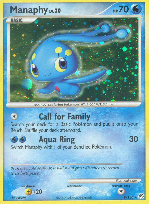 Manaphy — illustrated card