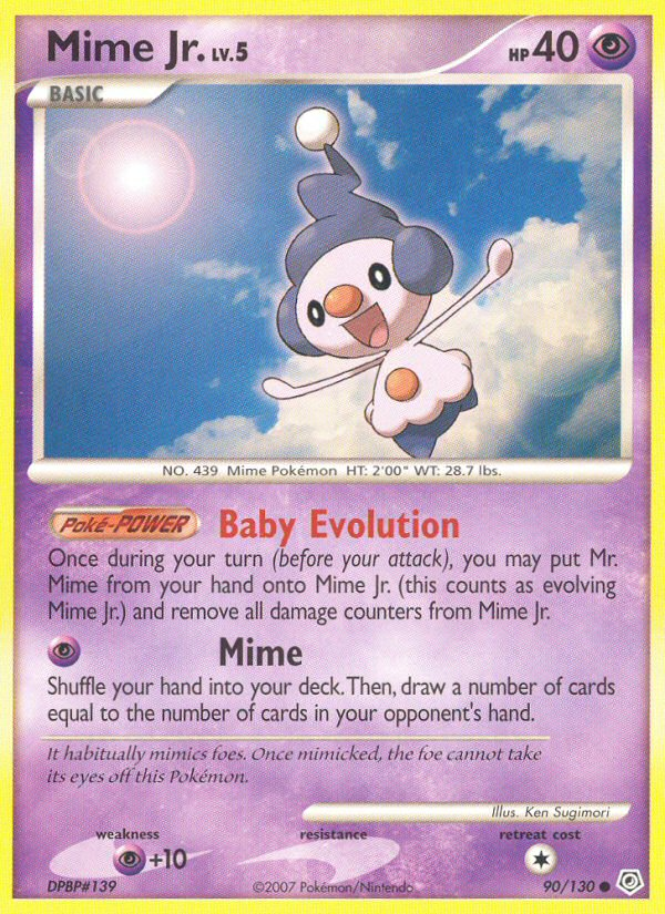 Mime Jr. — illustrated card