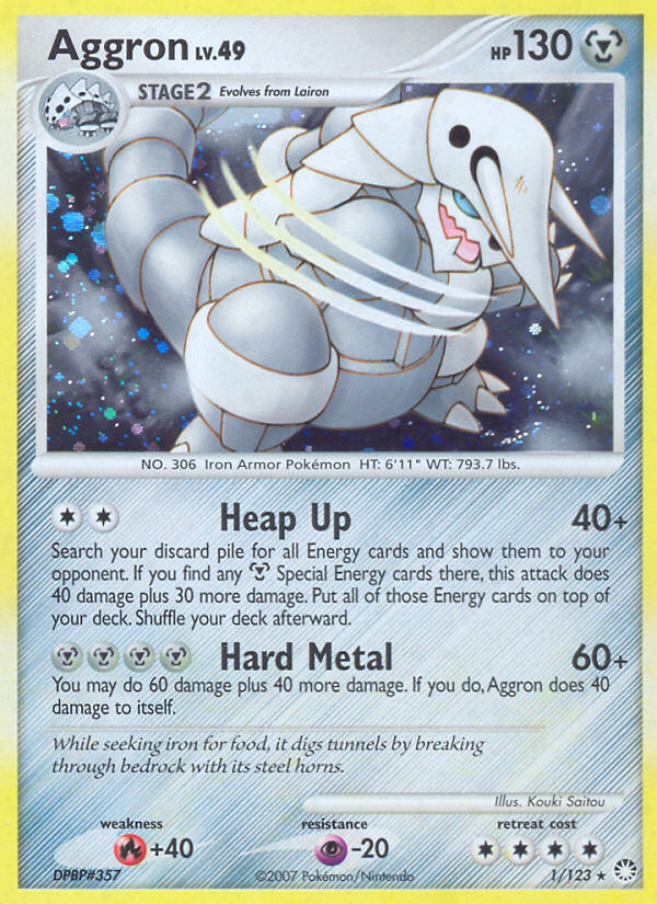 Aggron — illustrated card