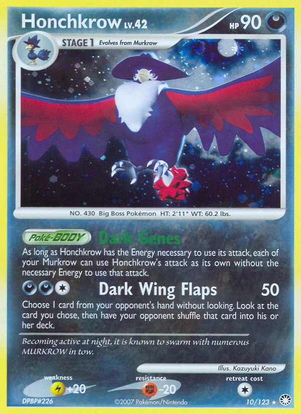 Honchkrow — illustrated card