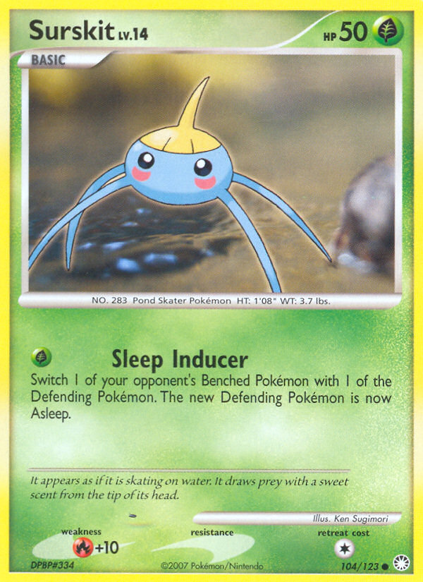 Surskit — illustrated card