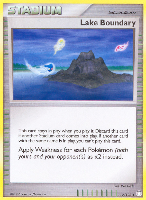 Lake Boundary — illustrated card
