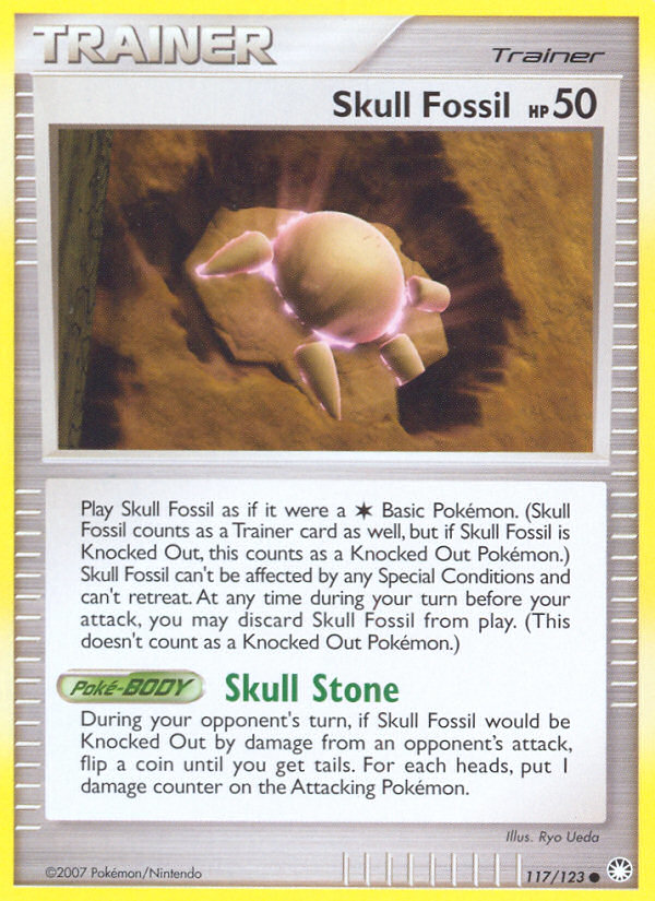 Skull Fossil — illustrated card