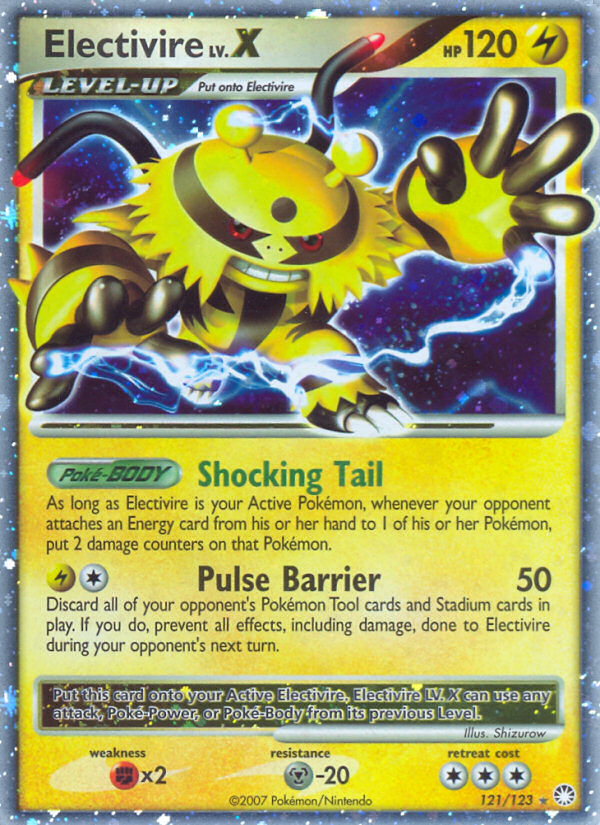 Electivire LV.X — illustrated card