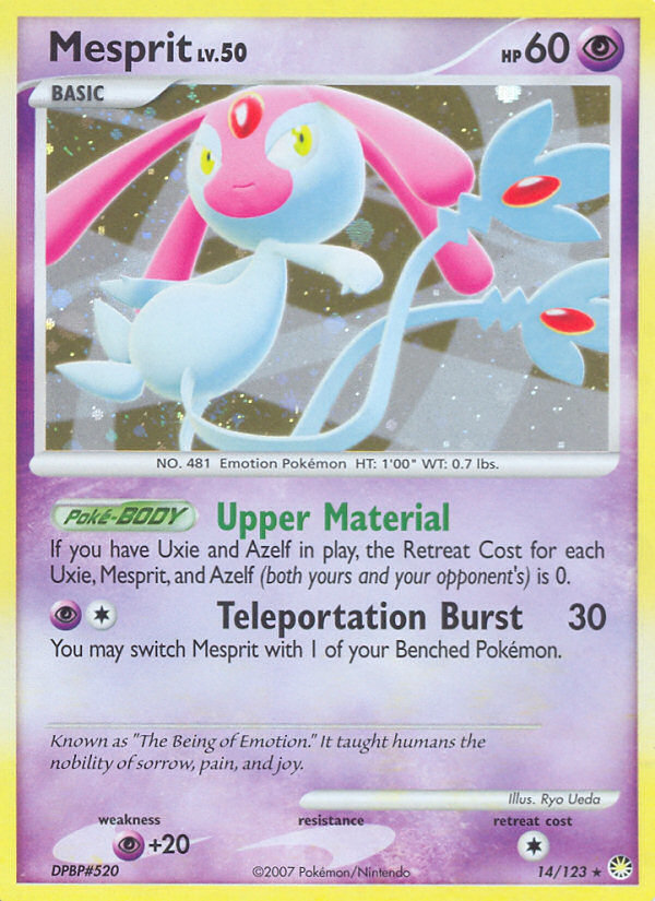 Mesprit — illustrated card
