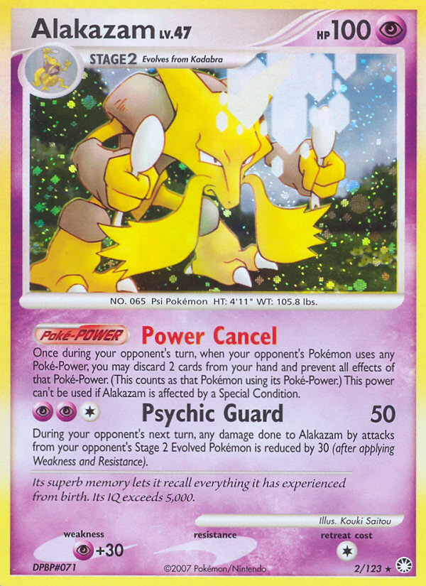 Alakazam — illustrated card