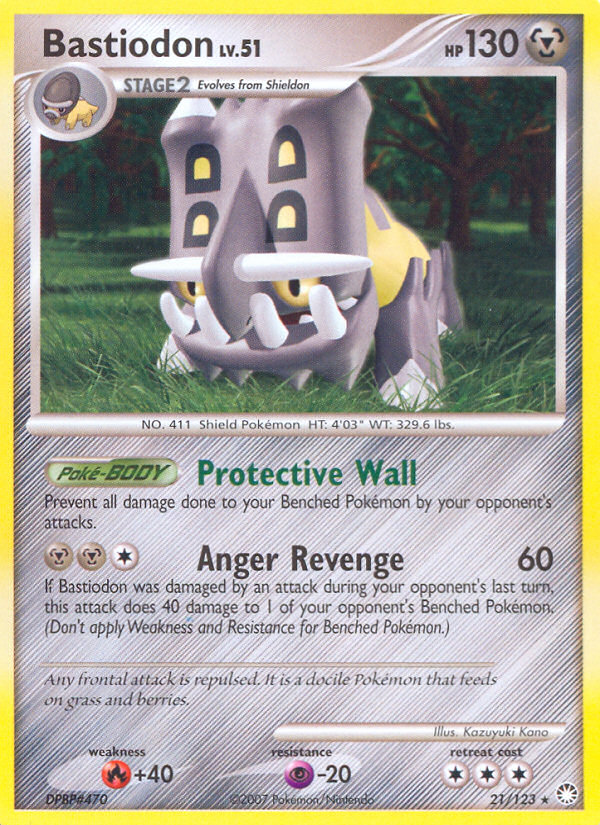 Bastiodon — illustrated card