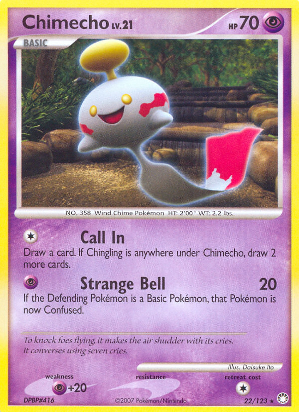 Chimecho — illustrated card