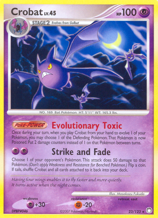 Crobat — illustrated card