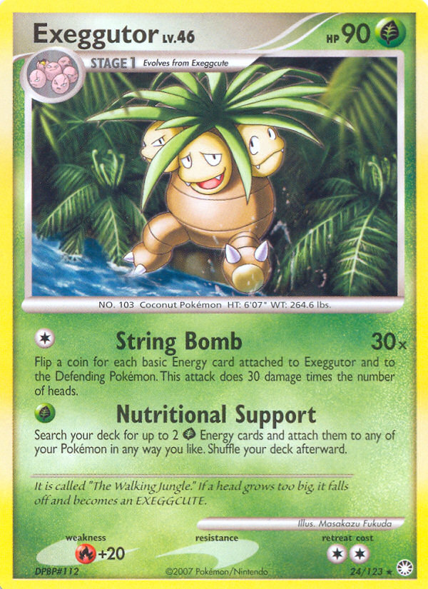 Exeggutor — illustrated card