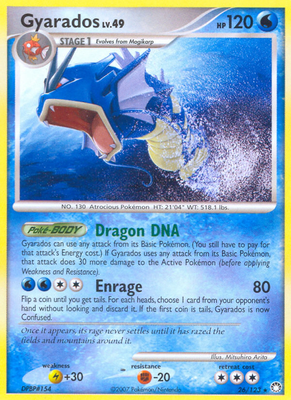 Gyarados — illustrated card