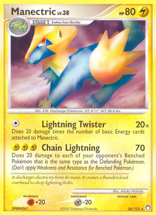 Manectric — illustrated card