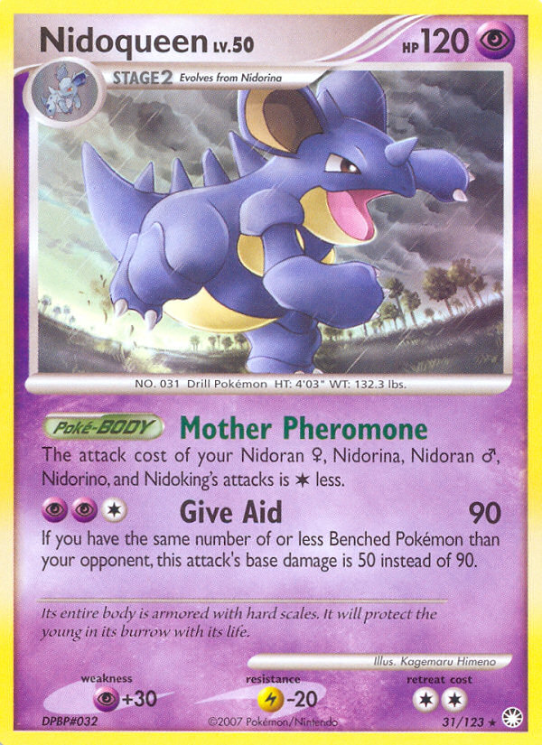 Nidoqueen — illustrated card