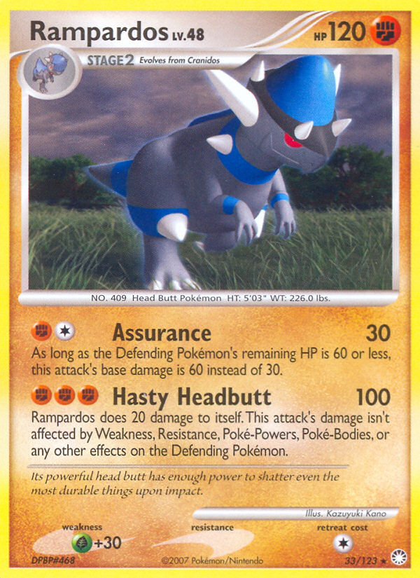 Rampardos — illustrated card