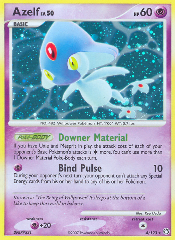 Azelf — illustrated card